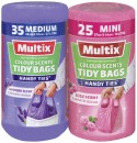 Multix-Colour-Scents-Handy-Ties-Tidy-Bags-Lavender-Medium-35-Pack-or-Rose-Scent-25-Pack Sale