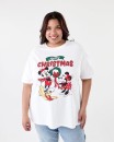 Curve-Disney-Mickey-Mouse-License-Christmas-Short-Sleeve-T-Shirt Sale