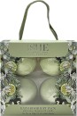 She-Pure-Organics-Palmarosa-Bergamot-Vanilla-Bath-Bomb-Gift-Set-4-Pack Sale