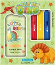 Little-Dino-Bubble-Bath-300mL-Bath-Crayon-Gift-Set Sale