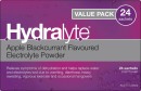 Hydralyte-Apple-Blackcurrant-Flavoured-Powder-24-Sachets Sale
