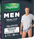 Depend-Real-Fit-Underwear-Mens-Large-8-Pack Sale