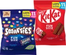 Nestl-KitKat-Smarties-or-Milky-Bar-Fun-Size-11-Pack-Selected-Varieties Sale
