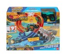 Hot-Wheels-Monster-Trucks-Corkscrew-Shark-Smash-Playset Sale