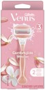 Gillette-Venus-Comfortglide-White-Tea-Razor-with-2-Refill-Blades-1-Each Sale