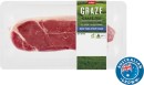 Coles-Australian-No-Added-Hormones-GRAZE-Grass-Fed-Beef-New-York-Strip-Steak-380g Sale