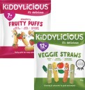 Kiddylicious-Veggie-Straws-12g-or-Fruity-Puffs-10g Sale