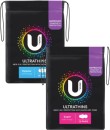 U-By-Kotex-Ultra-Thin-Pads-with-Wings-Regular-14-Pack-or-Super-12-Pack Sale