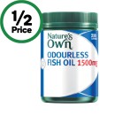 Natures-Own-Odourless-Fish-Oil-1500mg-Capsules-Pk-200 Sale
