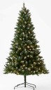 Anko-213m-7ft-Flocked-Pine-Prelit-Christmas-Tree-L Sale