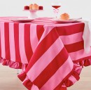 Anko-XL-Pink-Red-Stripe-Tablecloth Sale
