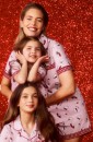 Family-Matching-Christmas-Hello-Kitty-Womens-Woven-PJ-Set Sale