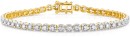 9ct-Gold-Diamond-Tennis-Bracelet Sale