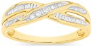 9ct-Gold-Diamond-Crossover-Ring Sale