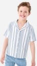 Short-Sleeve-Textured-Stripe-Resort-Shirt Sale