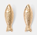 Fish-Stud-Earrings-Gold-Tone Sale