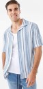 Short-Sleeve-Textured-Stripe-Shirt Sale