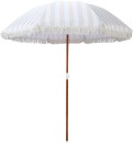Beach-Umbrella-Natural-Stripe Sale