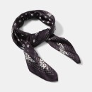 Ditsy-Flower-Print-Hair-Scarf-Brown Sale