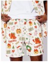 Kenji-Christmas-Print-Short-White Sale