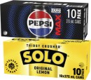 Pepsi-or-Solo-Soft-Drink-10x375mL Sale
