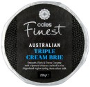 Coles-Finest-Triple-Cream-Brie-200g Sale