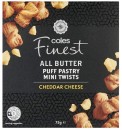Coles-Finest-All-Butter-Puffff-Pastry-Cheese-Mini-Twists-75g Sale
