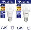 Mirabella-LED-GLS-9W-or-11W-Globe-1-Pack-Selected-Varieties Sale