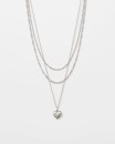Waterproof-3pk-Puffy-Heart-Necklace-Set Sale