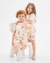 Family-Matching-Christmas-Gingerbread-Australian-Cotton-Waffle-PJ-Set-Younger-Kids Sale