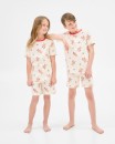 Family-Matching-Christmas-Gingerbread-Australian-Cotton-Waffle-PJ-Set-Older-Kids Sale
