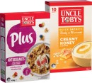 Uncle-Tobys-Plus-Cereal-410435g-or-Oats-Quick-Sachets-810-Pack-Selected-Varieties Sale