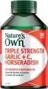 Natures-Own-Triple-Strength-Garlic-C-Horseradish-150-Tablets Sale
