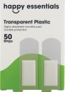 Happy-Essentials-Transparent-Plastic-Strips-50-Pack Sale