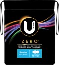 NEW-U-By-Kotex-Pads-Zero-Regular-Wing-12-Pack Sale