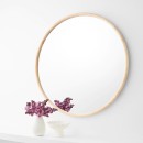 Wooden-Framed-Mirror-80cm Sale