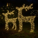 2-Pack-Battery-Operated-LED-Light-Up-Standing-Reindeer Sale