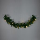 Light-Up-Green-Garland Sale