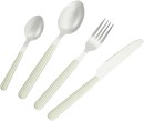 16-Piece-Sage-Stripe-Cutlery-Set Sale