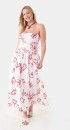 Strapless-Ruched-Midi-Dress Sale