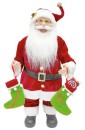 NEW-Santa-Deluxe-Standing-Holding-Sacks-60cm-Ea Sale