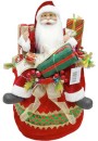 NEW-Santa-Deluxe-Sitting-on-Present-Sack-with-LED-55cm-Ea Sale