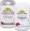 Natures-Way-Adult-Vita-Gummies-Probiotic-Prebiotic-65-Pack-or-High-Strength-Adult-Vita-Gummies-Collagen-50-Pack Sale