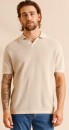 Maddox-Knit-Polo-Cream Sale