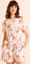 PJ-Club-Womens-Reindeer-PJ-Set-Pink Sale