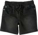Milkshake-Pull-on-Denim-Short-Black Sale