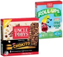 Uncle-Tobys-Roll-Ups-Le-Snak-6-Pack-or-Muesli-Bars-56-Bars-Selected-Varieties Sale