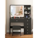 Advwin-Dressing-Table-with-Charging-Station-Vanity-Desk-with-HD-Lighted-Mirror Sale