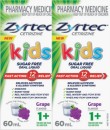 Zyrtec-Kids-Allergy-Hayfever-Relief-Grape-Flavour-60mL-Liquid Sale