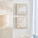 Culgoa-Leaf-Textured-Framed-Wall-Art-by-MUSE Sale